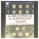 US Stamps #658-668 Mint NH CV $431.50