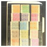 US Stamps 1938 Presidential and 1940 Famous Americ