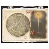 US Coins 2 Silver Eagles Uncirculated Group