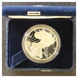 US Coin 2002 Silver Eagle in Original Mint Box