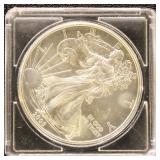 US Coins 2 Silver Eagles Uncirculated Group