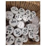 US Coins Wheat Cents sorted by year, hundreds tota