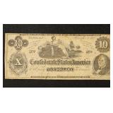 CSA Paper Money #T46 1862 $10 Bill