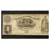 CSA Paper Money #T30 1861 $10 Bill