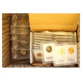 US Coins Presidential Dollars, group of 24 gold pl