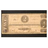 CSA Paper Money #T54 1863 $2 Bill