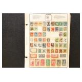 Worldwide Stamps A-Z Mint Hinged and Used on Pages