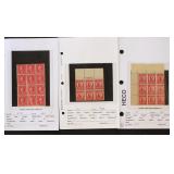 US Stamps 1900s-1930s Mint dealer stock, many bloc