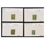 CSA Stamps 1860s Civil War era group, Mint & Used