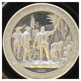 1893 Columbian Exposition Aluminum Medal, 51mm