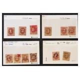 US Stamps Postage Due dealer stock on cards, ident