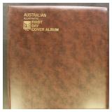 Australia Stamps FDCs Complete run of official pos