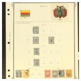 Bolivia Stamps 1860s-1910s Used and Mint Hinged co