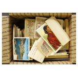 Postcards Many Hundreds in Medium Flat Rate Box, i