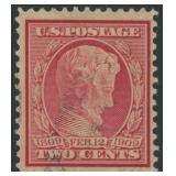 US Stamps #369 Used 1909 Blue paper CV $225