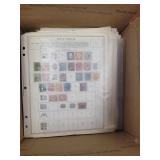 Worldwide Stamps Mint Hinged and Used on pages, 1,