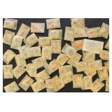 Saar Stamps hundreds of used stamps in glassines