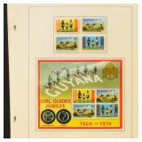 Topical Stamps Boy Scout Collection on Pages