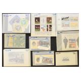 Worldwide Stamps Never Hinged Souvenir Sheet Group