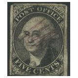 US Stamps #9X1 Used 1845 New York Pos Used CV $450