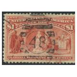 US Stamps #241 Used CV $525