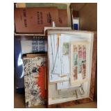 Worldwide Stamps accumulation in bankers box, thou
