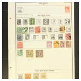 Australia and States & New Zealand Stamps on Pages