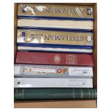 Worldwide Stamps in Bankers box of Albums, many th