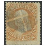 US Stamps #100 Used CV $1,000