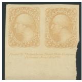 US Stamp Essays #184-E5i Pairs, 5 different colors