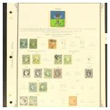 Cuba Stamps 1850s-1910s Used and Mint Hinged colle