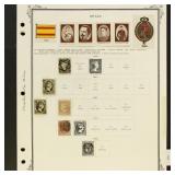 Spain & Area Stamps 1850s-1920s Used & Mint Hinged