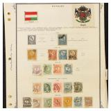Hungary Stamps 1860s-1910s Used & Mint Hinged coll