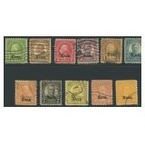 Us Stamps #658-668 Used Kansas Set CV $174