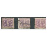 Us Stamps #537 Used Group of Colors, looks to be 5