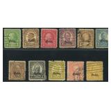 Us Stamps #669-679 Used Nebraska Set CV $165