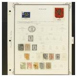Finland Stamps 1860s-1930s Used collection on page