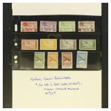 Worldwide Stamps on Pages with identifications