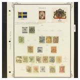 Sweden Stamps 1850s-1930s Used & Mint Hinged colle