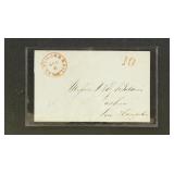 US Stampless Covers and Folded Letters Group of 5