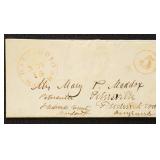 US Towle Listed Railroad Folded Letter #274.A.1 Ba