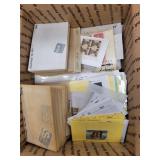 Worldwide Stamps in glassines & dealer cards, a fe