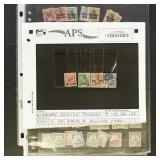 Germany Offices Stamps Used and Mint on pages, mix