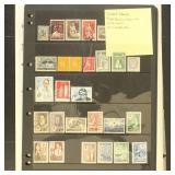 Finland Stamps Mostly Used on Pages and Dealer Car