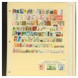 Iceland Stamps Used accumulation on mix of pages