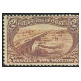 US Stamps #293 Mint Regummed and oxidized  CV $950