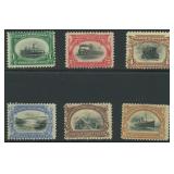 US Stamps #294-299 Mint Hinged 1901 set CV $306