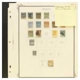 Rhodesia Stamps 1890-1920 Used on Scott Album Page