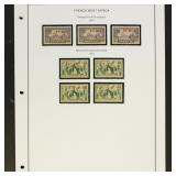 French West Africa Stamps 1940s-1950s Mint NH