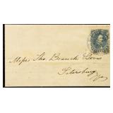 Confederate States Postal History #4 Stone 2 tied